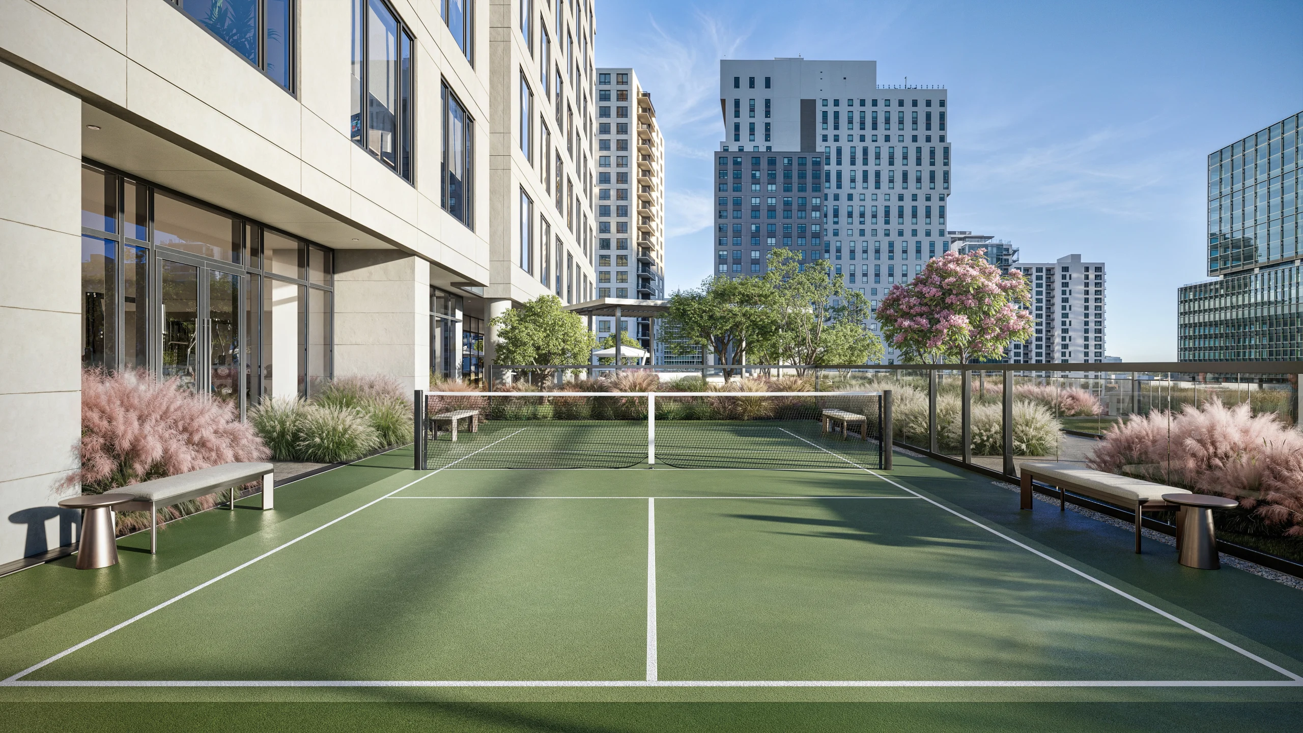 The Commons’ pickleball court